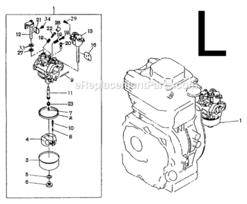 Part Location Diagram of 236-62540-08 Makita Packing (Chamber)