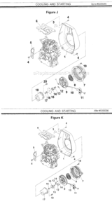 Page E Diagram and Parts List for G3500R  Makita Generator
