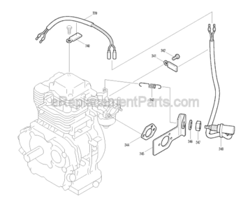 Page M Diagram and Parts List for G4100R  Makita Generator