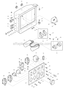 Page C Diagram and Parts List for G4100R  Makita Generator