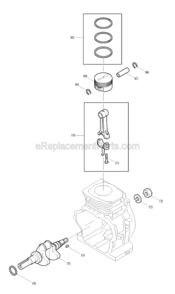 Page G Diagram and Parts List for G4100R  Makita Generator