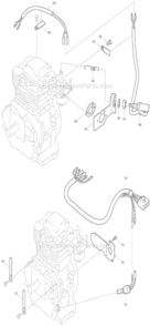 Page J Diagram and Parts List for G4101R  Makita Generator