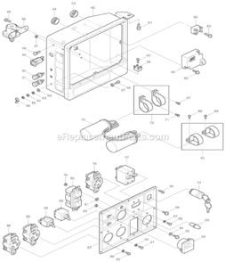 Part Location Diagram of 001-65051-20 Makita Bolt