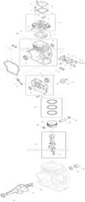 Page F Diagram and Parts List for G4101R  Makita Generator