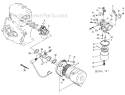 Air Cleaner, Carburetor And Solenoid Diagram and Parts List for G5500R  Makita Generator