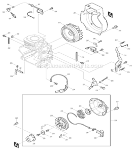 Part Location Diagram of 246-78211-01 Makita Ignition Coil