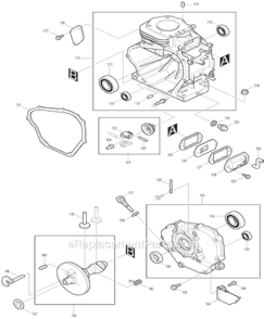 Page D Diagram and Parts List for G5711R  Makita Generator