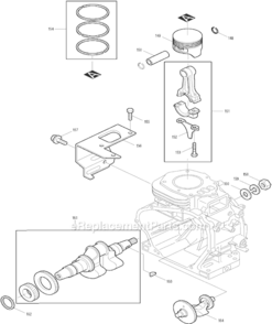 Page E Diagram and Parts List for G5711R  Makita Generator