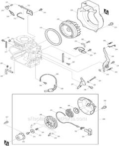 Page G Diagram and Parts List for G5711R  Makita Generator