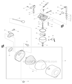 Part Location Diagram of 224268-6 Makita Inner Flange 40