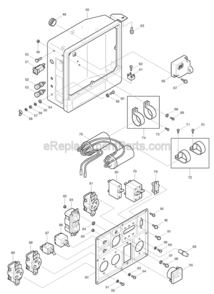 Page C Diagram and Parts List for G6100R  Makita Generator