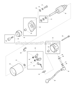 Page M Diagram and Parts List for G6101R  Makita Generator