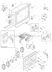 Page C Diagram and Parts List for G6101R  Makita Generator