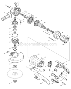 Part Location Diagram of 681660-3 Makita Insulation Washer