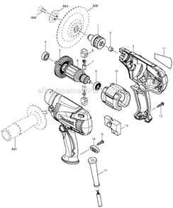 Part Location Diagram of 643563-9 Makita Brush Holder 5x8