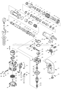 Part Location Diagram of 681650-6 Makita Insulation Washer