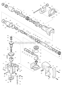 Part Location Diagram of 961232-3 Makita Retaining Ring WR-45