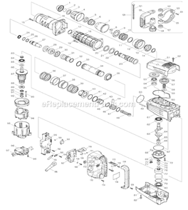 Part Location Diagram of 266010-9 Makita Hex. Socket Head Bolt M8X30