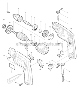 Part Location Diagram of 342460-3 Makita Hook