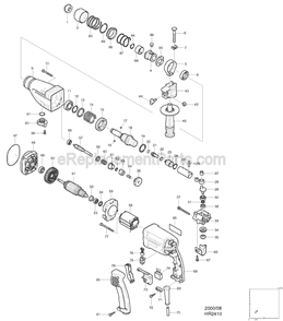 Part Location Diagram of 331446-2 Makita Piston Cylinder