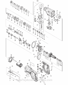 Part Location Diagram of 286288-8 Makita Cap 35, Lxrh01
