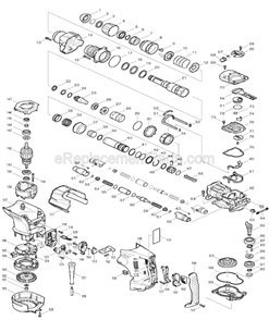 Page A Diagram and Parts List for HR4510C  Makita Hammer Drill