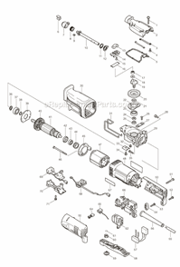 Page A Diagram and Parts List for JR1000FTK  Makita Reciprocating Saw