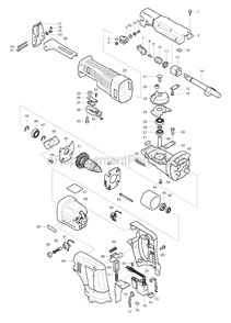 Part Location Diagram of 323916-5 Makita Push Pin