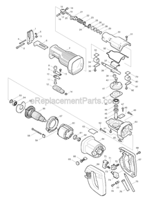 Page A Diagram and Parts List for JR3030T  Makita Reciprocating Saw