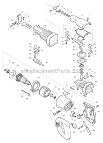Part Location Diagram of 417323-3 Makita Lock-On Button