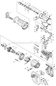 Part Location Diagram of 267290-0 Makita Flat Washer 18