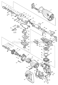 Part Location Diagram of 418518-1 Makita Sleeve