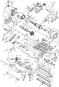 Page A Diagram and Parts List for KP312  Makita Planer Jointer