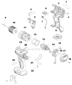 Part Location Diagram of 268208-4 Makita Pin 3