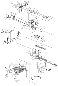 Part Location Diagram of JM23100023 Makita Press Plate