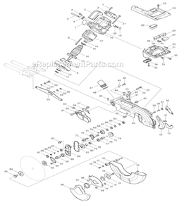 Part Location Diagram of 231675-6 Makita Torsion Spring 11