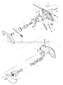 Part Location Diagram of 416003-8 Makita Safety Cover