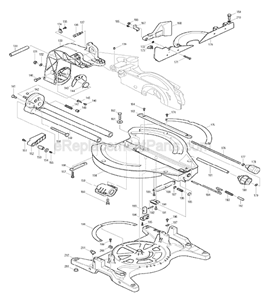 Page B Diagram and Parts List for LS1214FL  Makita Miter Saw