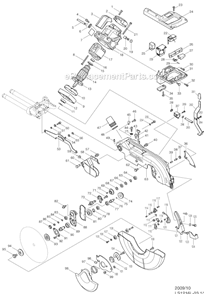 Page B Diagram and Parts List for LS1216L  Makita Miter Saw