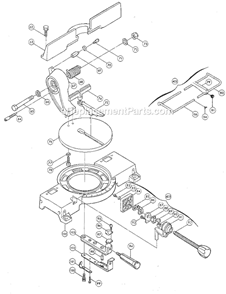 Page B Diagram and Parts List for LS1430  Makita Miter Saw