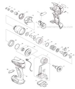 Part Location Diagram of 325975-5 Makita Anvil M