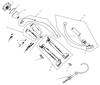 Part Location Diagram of GM00001299 Makita Bezel