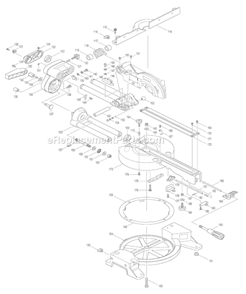 Part Location Diagram of 316938-2 Makita Vise Arm