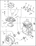 Page C Diagram and Parts List for MAC6000  Makita Compressor
