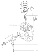 Page D Diagram and Parts List for MAC6000  Makita Compressor
