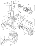 Page E Diagram and Parts List for MAC6000  Makita Compressor