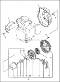 Page G Diagram and Parts List for MAC6000  Makita Compressor