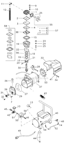 Page A Diagram and Parts List for MAC700K1  Makita Nailer