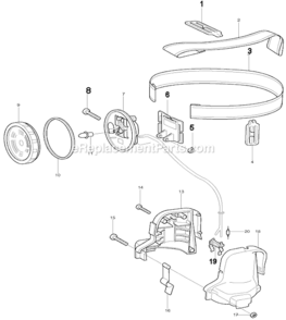 Page A Diagram and Parts List for ML121  Makita Worklight & Flashlight