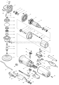 Part Location Diagram of 325967-4 Makita Nozzle